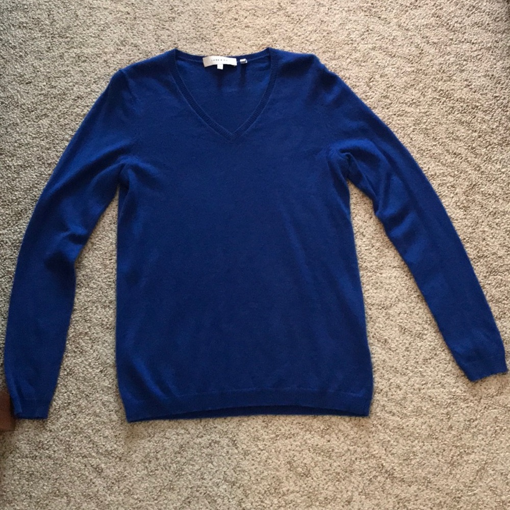 Cashmere royal blue sweater